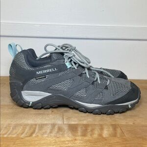 Merrell Women's Alverstone Hiking outdoor athletic shoes sneakers grey size 9.5
